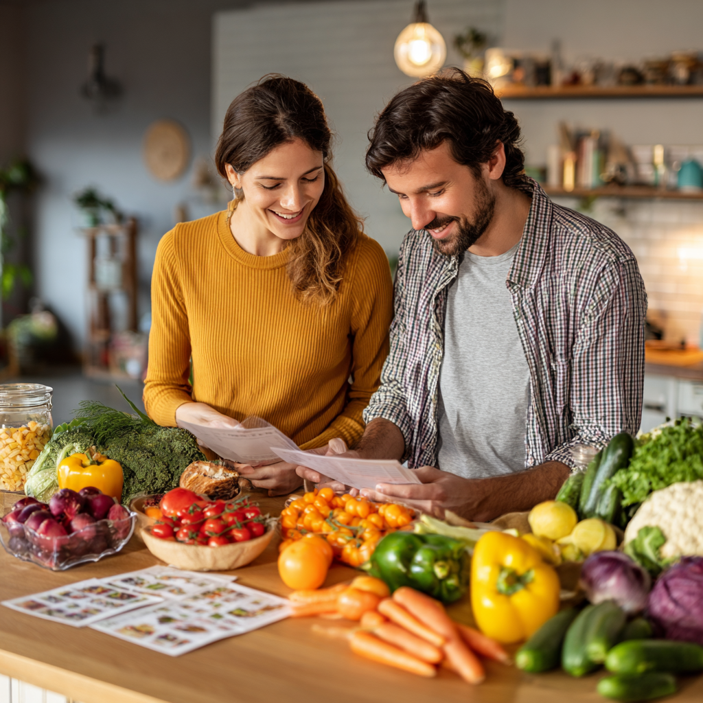 Polish professionals planning meals around their work schedule, showing balanced lifestyle nutrition approach